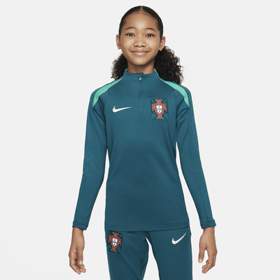 Ποδοσφαιρική μπλούζα προπόνησης Nike Dri-FIT Πορτογαλία Strike για μεγάλα παιδιά