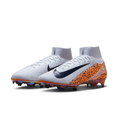 Chaussure de foot montante à crampons FG Nike Mercurial Superfly 10 Elite « Electric »