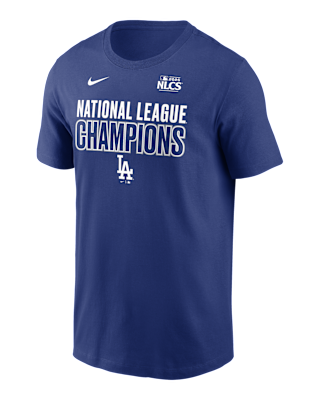 Мужская футболка Los Angeles Dodgers 2025 National League West Champions Nike MLB