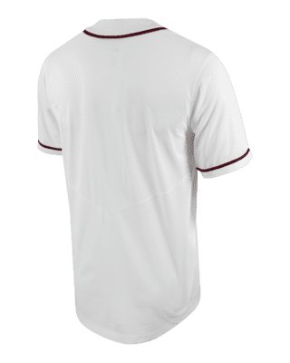 Morehouse Men's Nike College Full-Button Baseball Jersey.