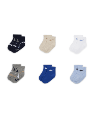 Детские носки Nike Swooshfetti Baby (3-6M) Ankle Socks (6 Pairs)