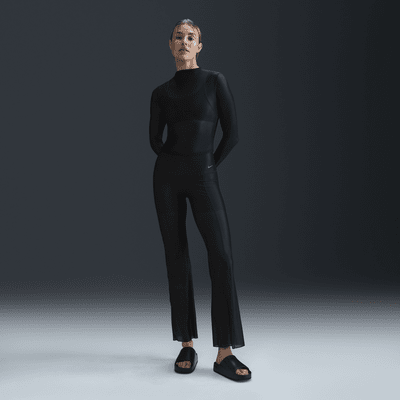 Pantalon long taille haute à maintien léger Nike Zenvy Sheer pour femme