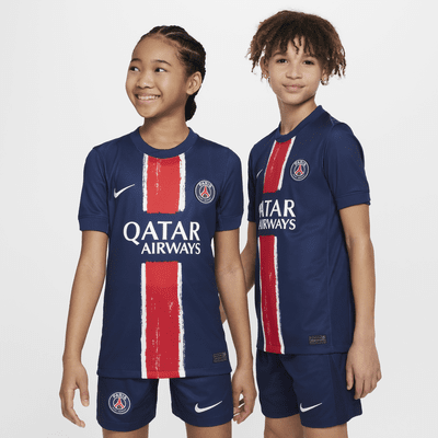 Jersey de fútbol Nike Dri-FIT Replica del Paris Saint-Germain local 2024/25 Stadium para niños talla grande