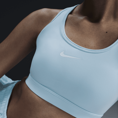 Bra deportivo con almohadillas para mujer Nike Swoosh Medium Support