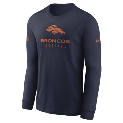 Nike Dri-FIT Sideline Team (NFL Denver Broncos) Men's Long-Sleeve T-Shirt