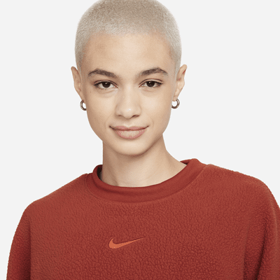 Nike Sportswear Plush Women's Oversized Crew-Neck Mod Crop Sweatshirt