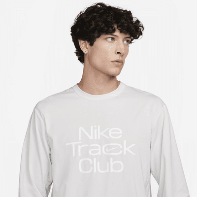 Nike Track Club Men's Dri-FIT Hyverse Long-Sleeve Running Top. Nike AU