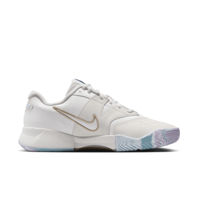 NikeCourt Lite 4 Premium 皮革男款硬地球場網球鞋