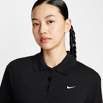 เดรสโปโลแขนสั้นผู้หญิง Nike Sportswear Essential