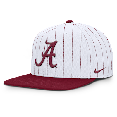 Alabama Primetime Pin Stripe 2-Tone Men's Nike Dri-FIT College Adjustable Hat