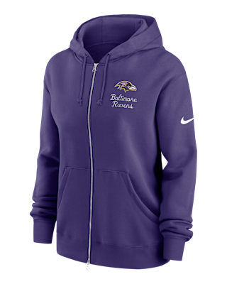 Женское худи Baltimore Ravens Phoenix Rewind Nike NFL Full-Zip Hoodie
