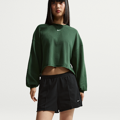 Shorts de French Terry de tiro medio para mujer Nike Sportswear Chill Terry