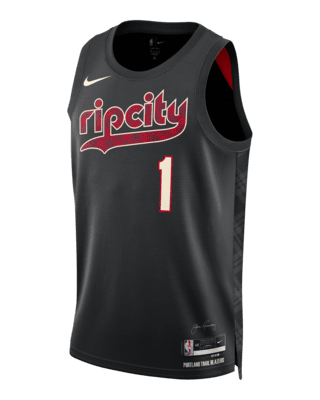 Мужские джерси Anfernee Simons Portland Trail Blazers City Edition 2023/24 Nike Dri-FIT NBA Swingman Jersey