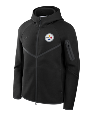 Мужская куртка Pittsburgh Steelers Tech Fleece Windrunner Nike NFL Full-Zip Hooded для бега