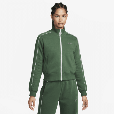 Playera cropped de tejido Fleece para mujer Nike Sportswear