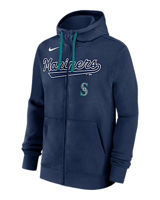 Мужское худи Seattle Mariners Knockout Script Nike MLB Full-Zip Hoodie