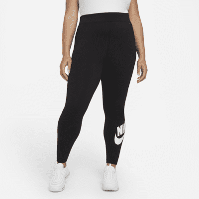 Size S Women's Nike Sportswear Emea Ribbed Crop Black Leggings Pants  Stretch 