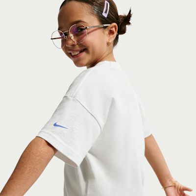 Playera cuadrada para niños talla grande Nike Sportswear