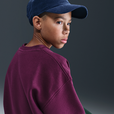 Sweat oversize Nike Sportswear Club Fleece pour ado