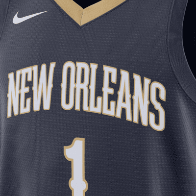 Men's Fanatics Branded Jordan Hawkins Navy New Orleans Pelicans 2023 NBA Draft First Round Pick Fast Break Replica Jersey - Icon Edition Size: Small