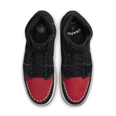 air jordan 1 mid se men's shoe
