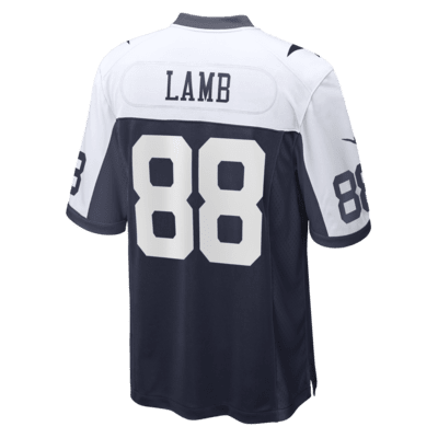 Jersey de fútbol americano Game para hombre NFL Dallas Cowboys (CeeDee Lamb)