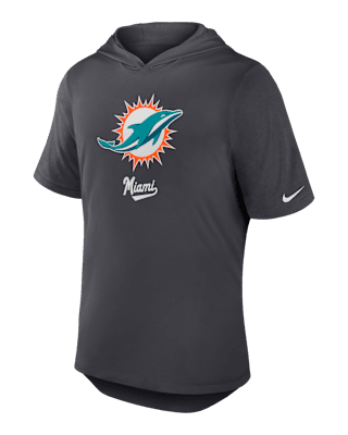 Мужская футболка Miami Dolphins Nike Dri-FIT NFL Hooded