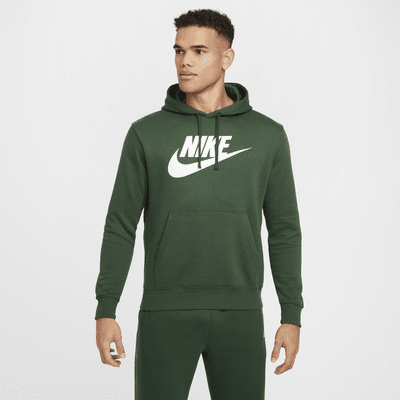 Sudadera con gorro sin cierre con estampado para hombre Nike Sportswear Club Fleece