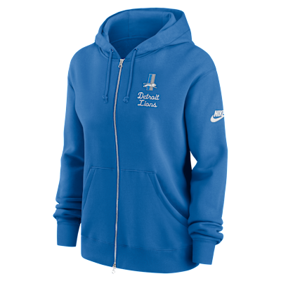 Detroit Lions Phoenix Rewind Women's Nike NFL Full-Zip Hoodie