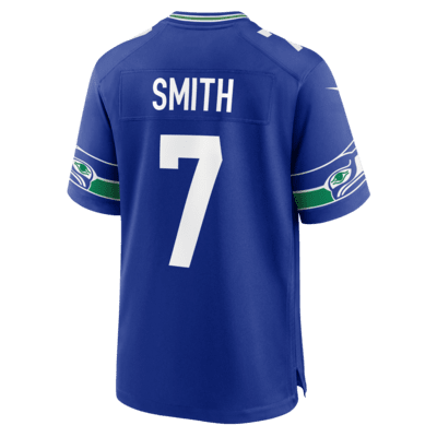 Jersey de fútbol americano Nike de la NFL Game para hombre Geno Smith Seattle Seahawks