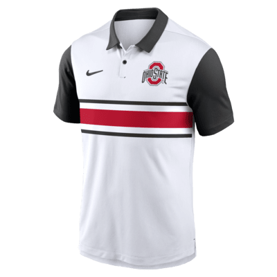 Polo universitario Nike Dri-FIT para hombre Ohio State Buckeyes Primetime Campus Vapor