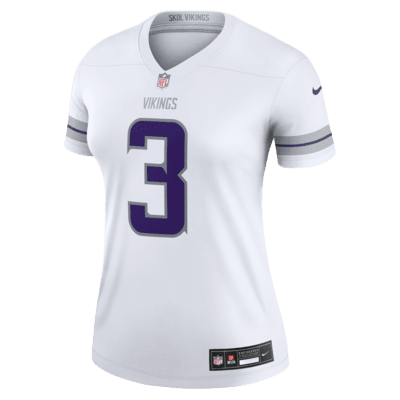 Jersey Nike Dri-FIT de la NFL Legend para mujer Jordan Addison Minnesota Vikings