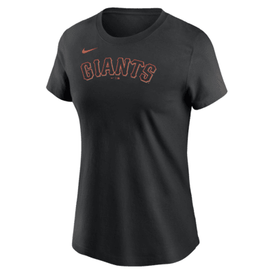 Playera Nike de la MLB para mujer San Francisco Giants Wordmark