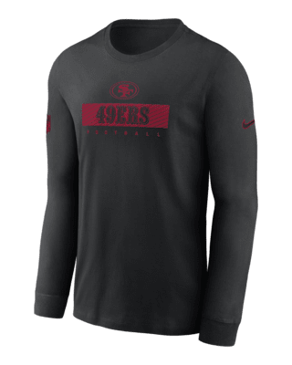 Мужская футболка San Francisco 49ers Sideline Team Issue Nike Dri-FIT NFL Long-Sleeve