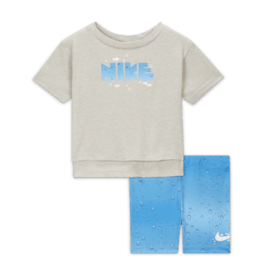 Nike Coral Reef Tee and Shorts Set Baby 2-Piece Dri-FIT Set. Nike.com