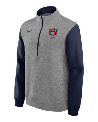 Мужские  Auburn Club Nike College 1/2-Zip Crew