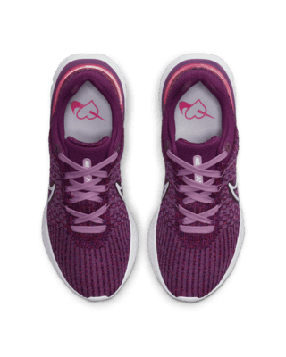 nike purple and pink running shoes