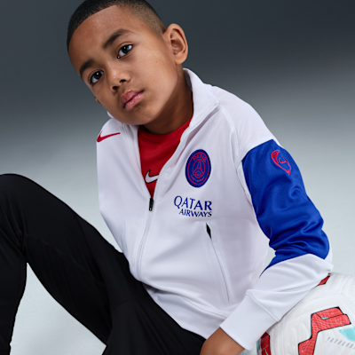 Paris Saint-Germain Strike Third Older Kids' Nike Dri-FIT Total 90 Football Knit Tracksuit