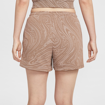 Nike Sportswear Chill Terry Women's Mid-Rise French Terry Printed Shorts