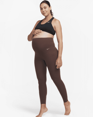 Женские тайтсы Nike Zenvy (M) Gentle-Support High-Waisted 7/8 Leggings with Pockets (Maternity)