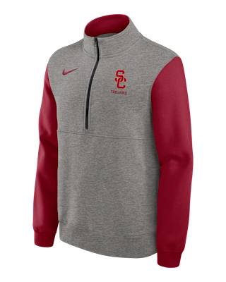 Мужские  USC Club Nike College 1/2-Zip Crew