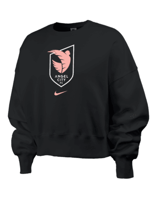 Женский свитшот Angel City FC Phoenix Fleece Nike NWSL Crew-Neck