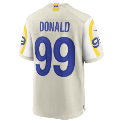 Jersey de fútbol americano Game para hombre NFL Los Angeles Rams (Aaron Donald)