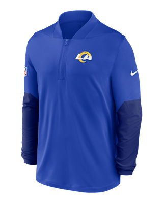 Мужские  Los Angeles Rams Feel The Pressure Nike Dri-FIT NFL 1/2-Zip Top