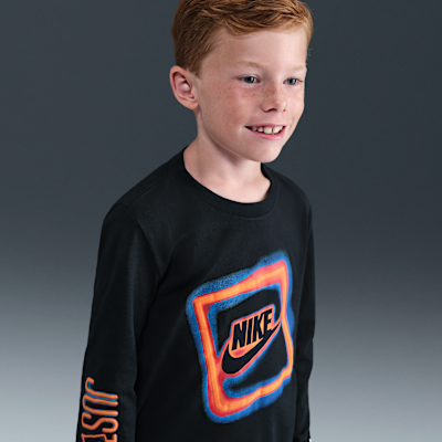 Nike Glow With Me Little Kids' Long Sleeve T-Shirt