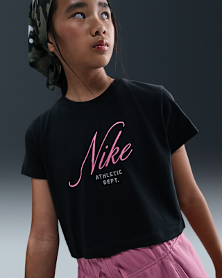 Детская футболка Nike Sportswear Big Kids' (Girls') Cropped