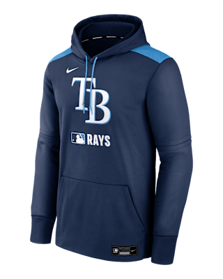 Мужское худи Tampa Bay Rays Authentic Collection Nike Therma MLB Pullover Hoodie