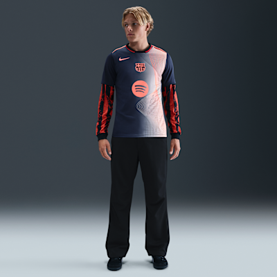 FC バルセロナ アカデミー プロ サード メンズ ナイキ Dri-FIT サッカー プレマッチ トップ