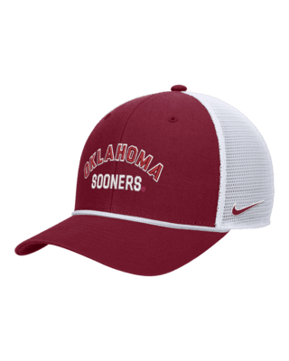 Oklahoma Nike College Snapback Trucker Hat