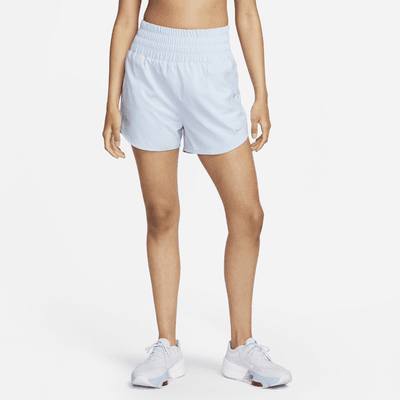 Nike One Dri-FIT Shorts mit Futter und besonders hohem Taillenbund für Damen (ca. 7,5 cm)